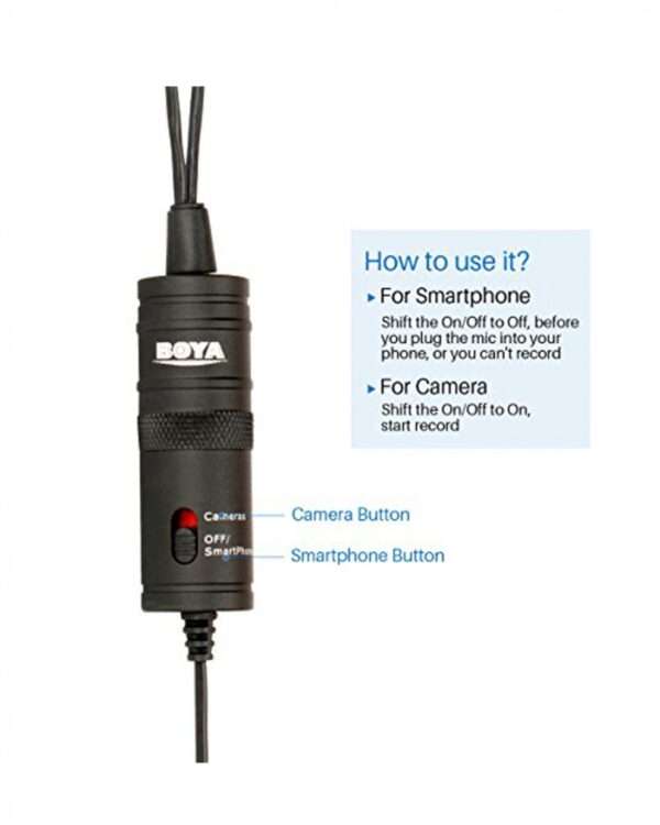 Boya BY-M1DM Universal 2-Person Dual Omnidirectional Lavaliere Microphone for Cameras, Smartphones, Tablets, Computers, Recorders & More - Image 5