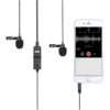 Boya BY-M1DM Universal 2-Person Dual Omnidirectional Lavaliere Microphone for Cameras, Smartphones, Tablets, Computers, Recorders & More - Image 2